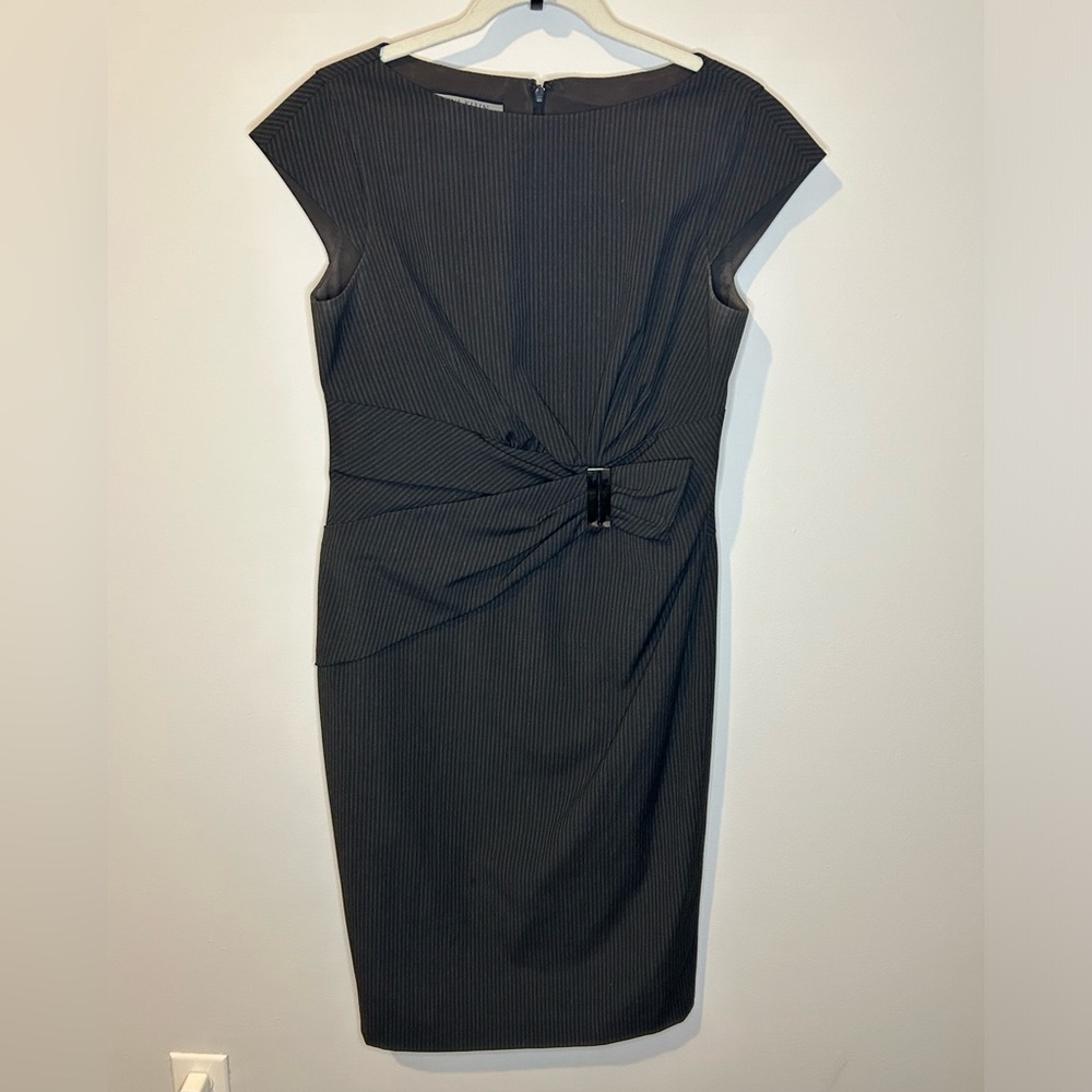 Anne Klein work dress charcoal sz 10